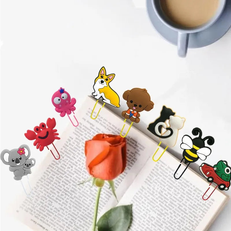 Cute Animal Paperclip Bookmark (1)
