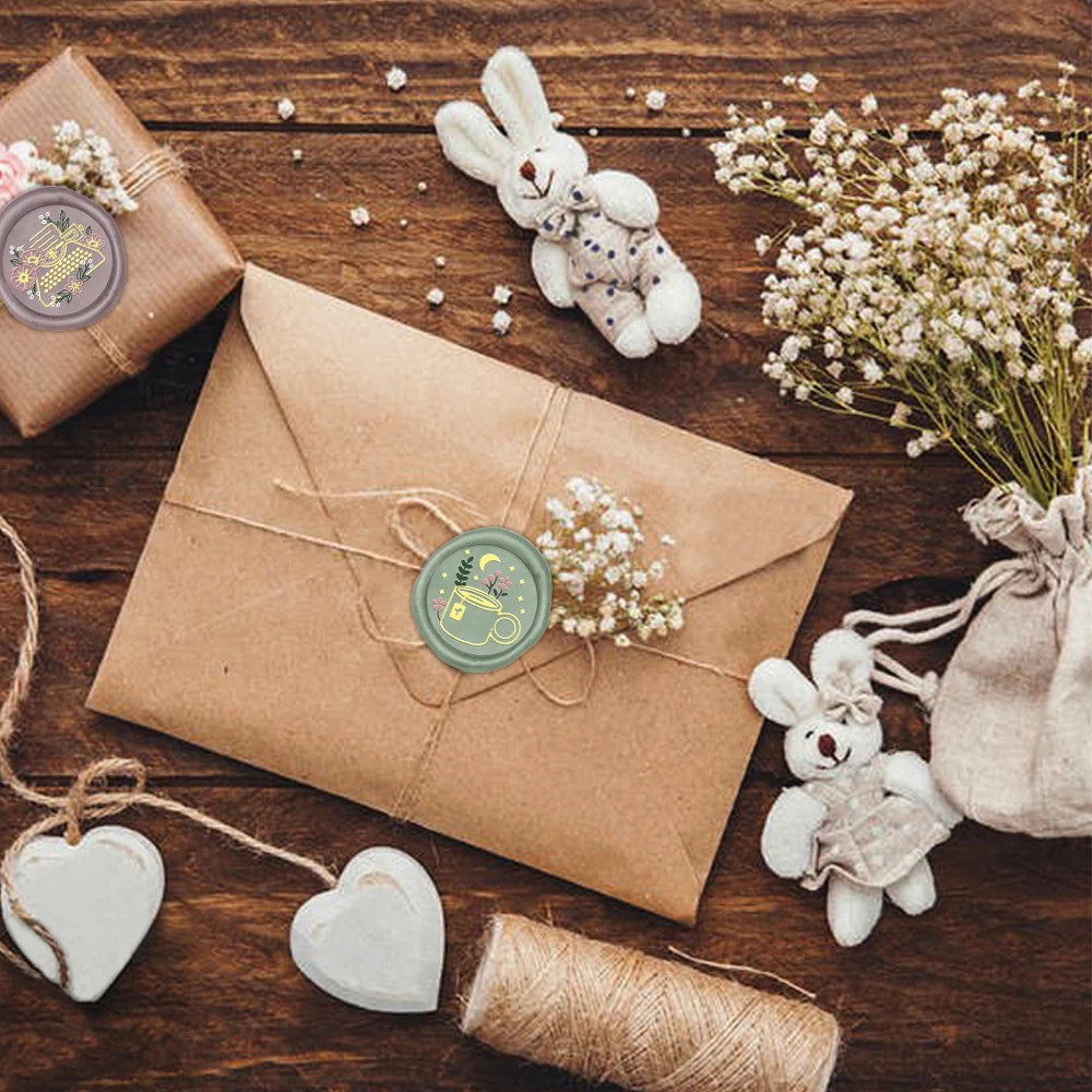 Wax Seal Stamp Music Note Typewriter Graduation Girl Removable Brass Head 25mm for Wedding Envelopes Invitations Embellishment