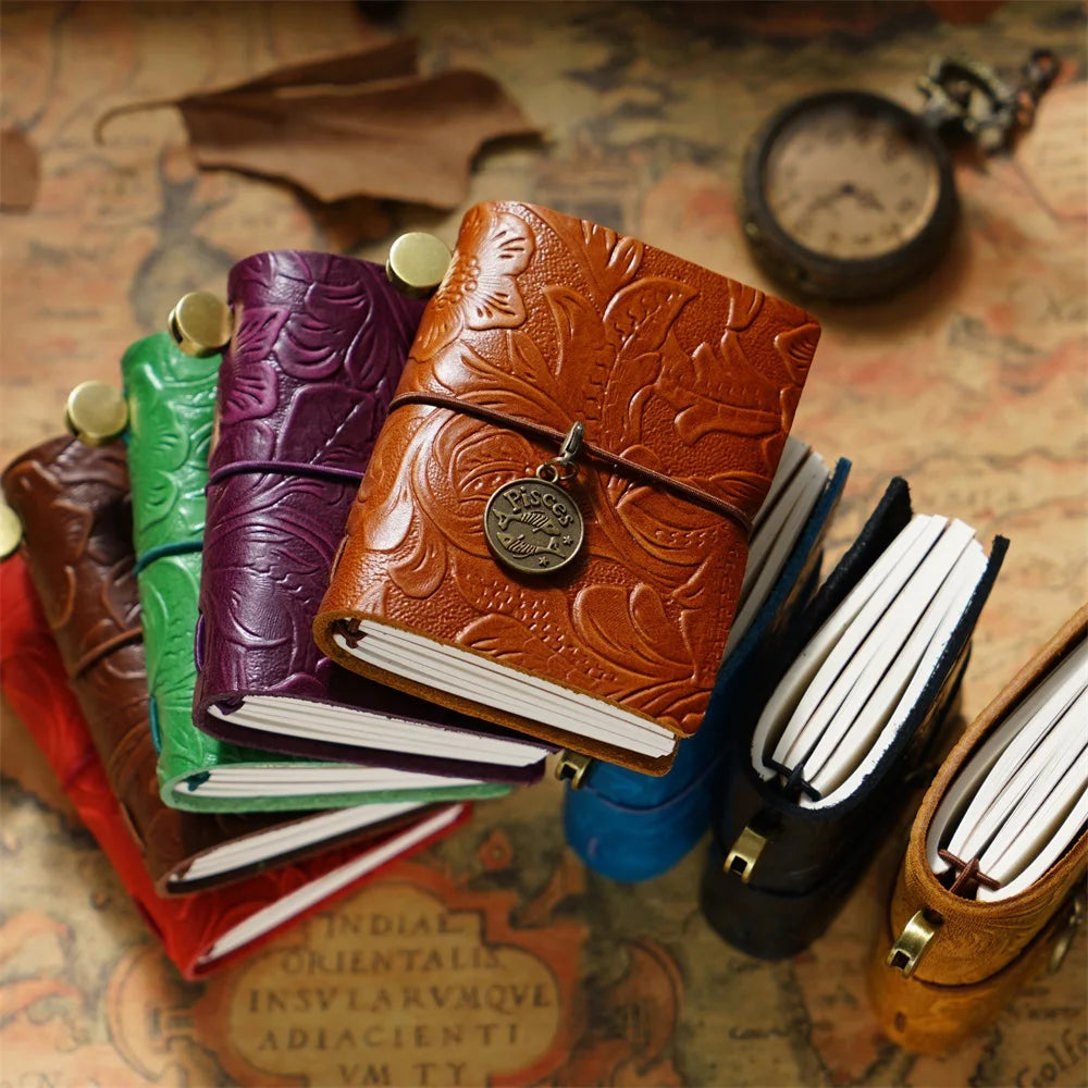 Zodiac Signs Mini Leather Journal
