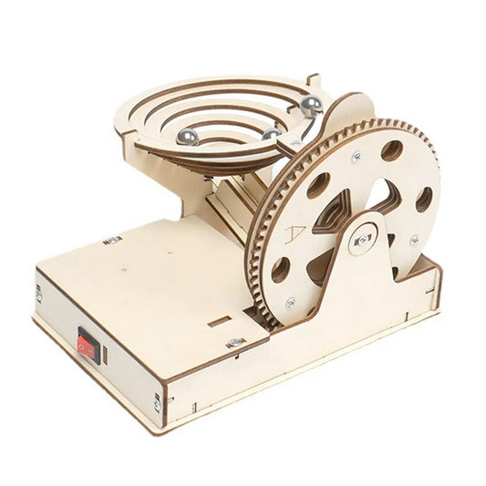 Wooden Mechanical Marble Run 3D Puzzle