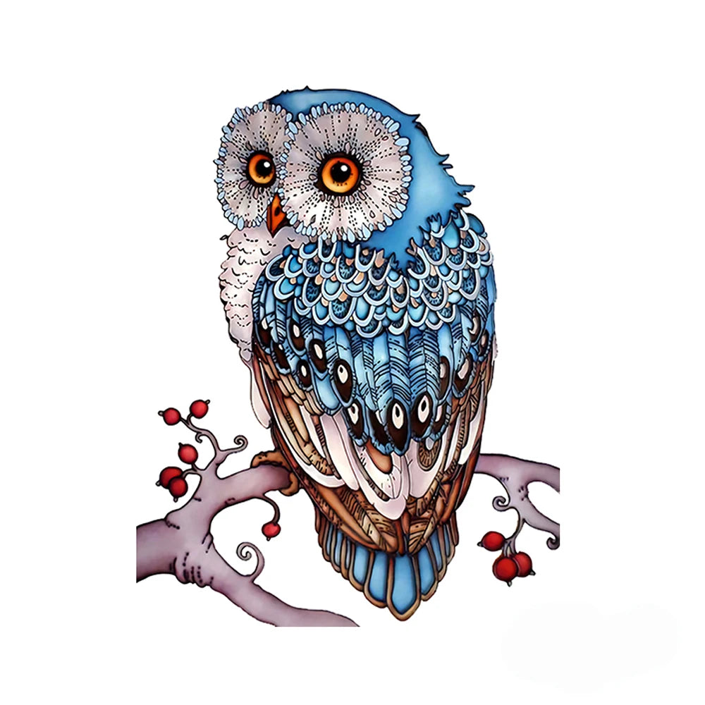 Wooden Jigsaw Puzzle: Owl