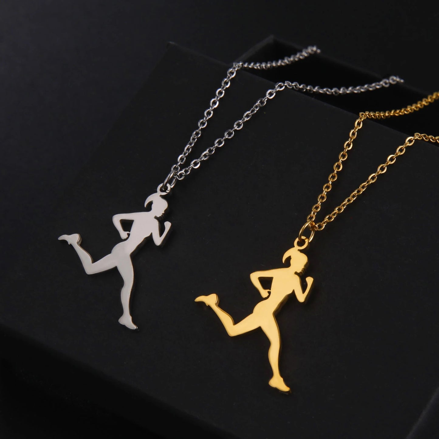 Elite Runner Pendant Necklace for Women