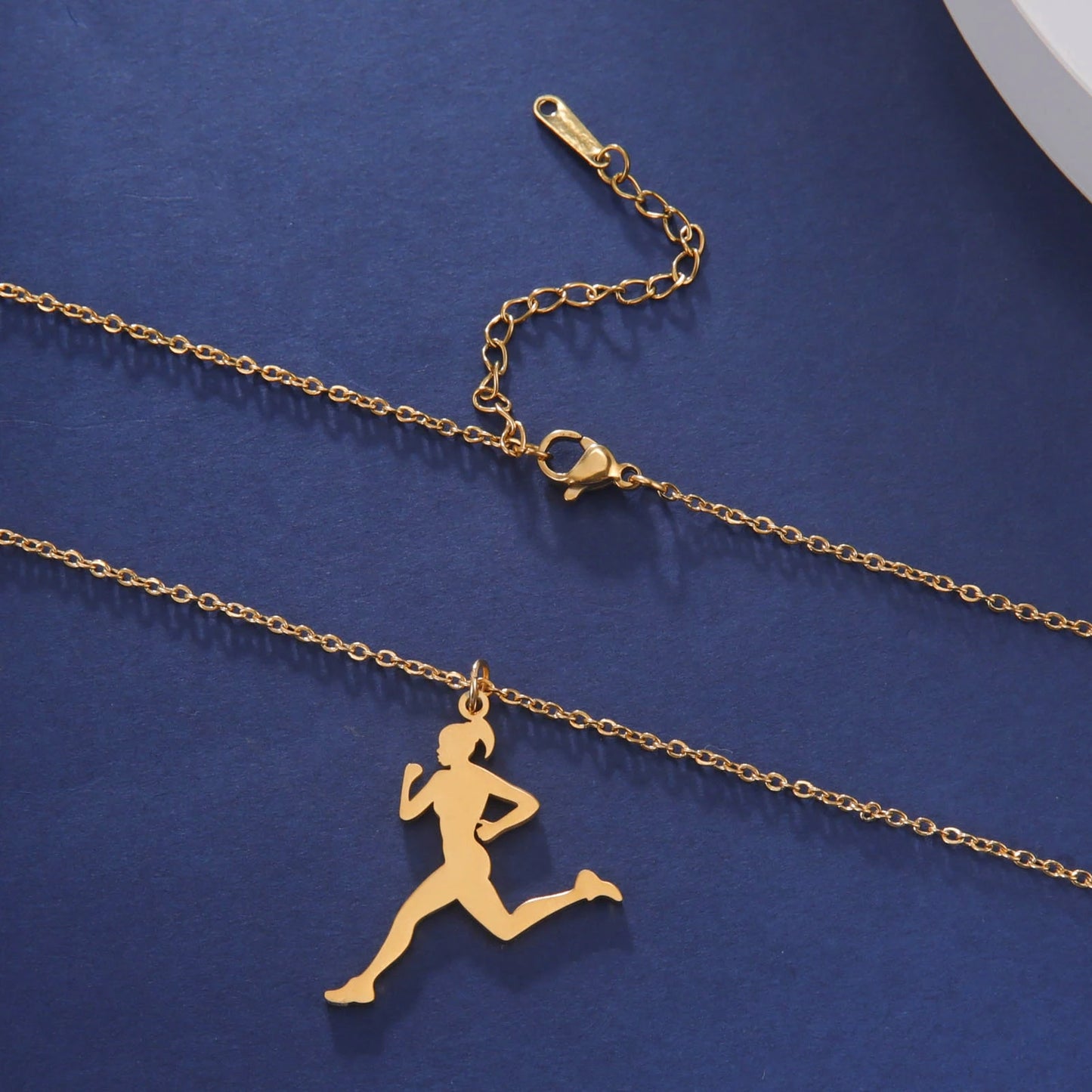 Elite Runner Pendant Necklace for Women