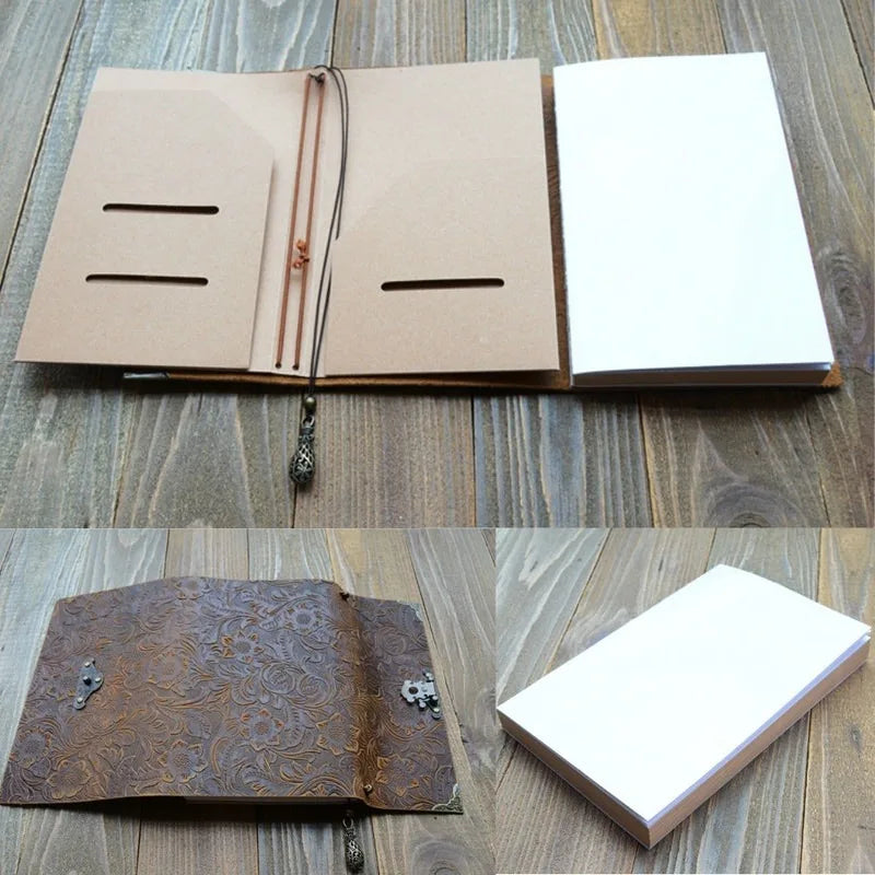 Embossed Soft Leather Notebook