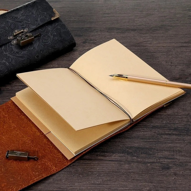 Embossed Soft Leather Notebook